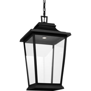 Warren Hanging Lantern Textured Black Bulbs Inc - Visual Comfort Outdoor Lighting