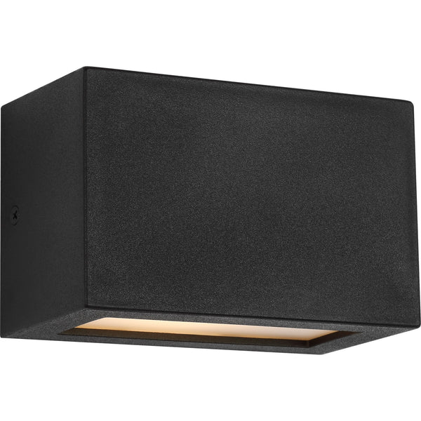 Kukei Small LED Wall Lantern Textured Black Bulbs Inc - Visual Comfort Outdoor Lighting