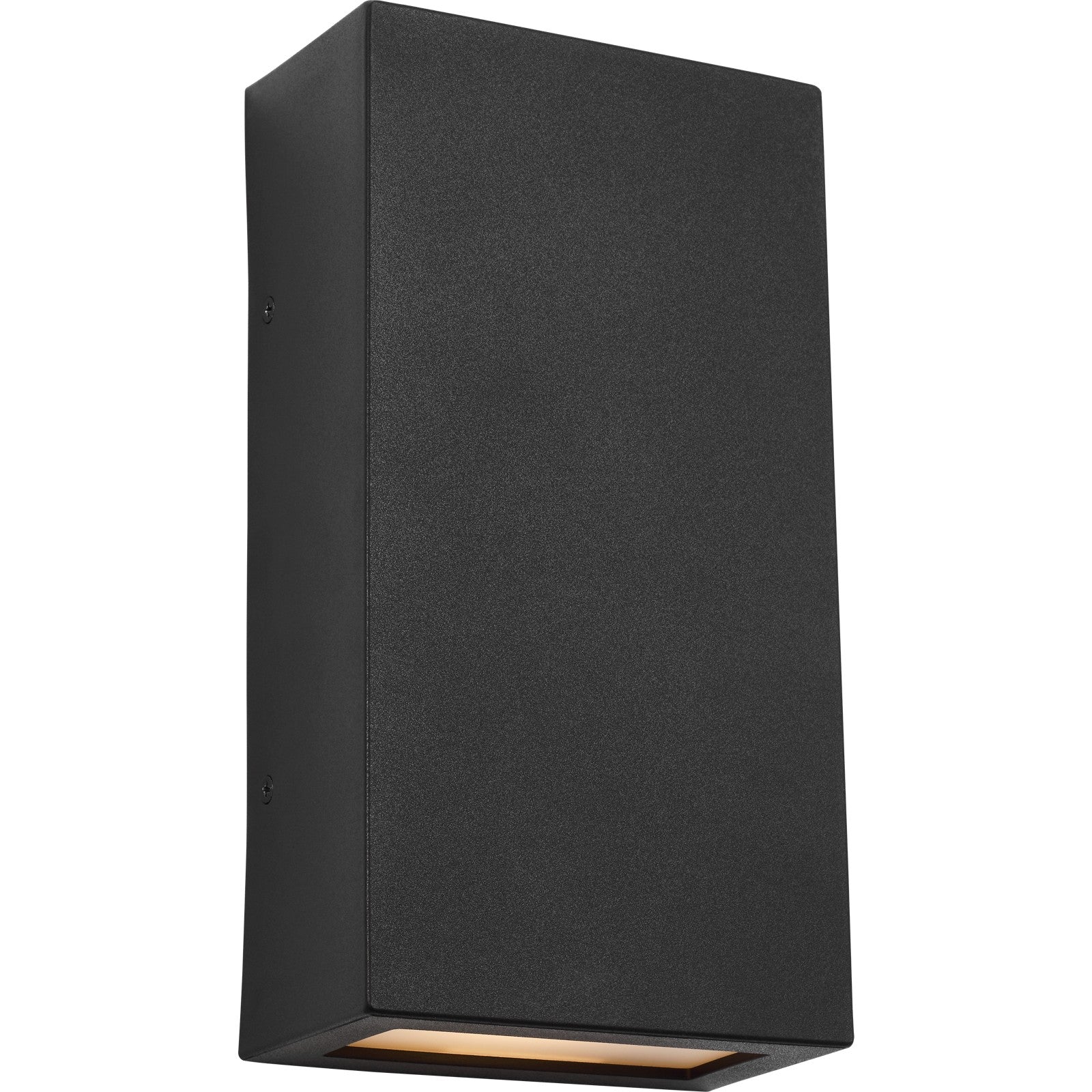 Kukei Large LED Wall Lantern Textured Black Bulbs Inc - Visual Comfort Outdoor Lighting