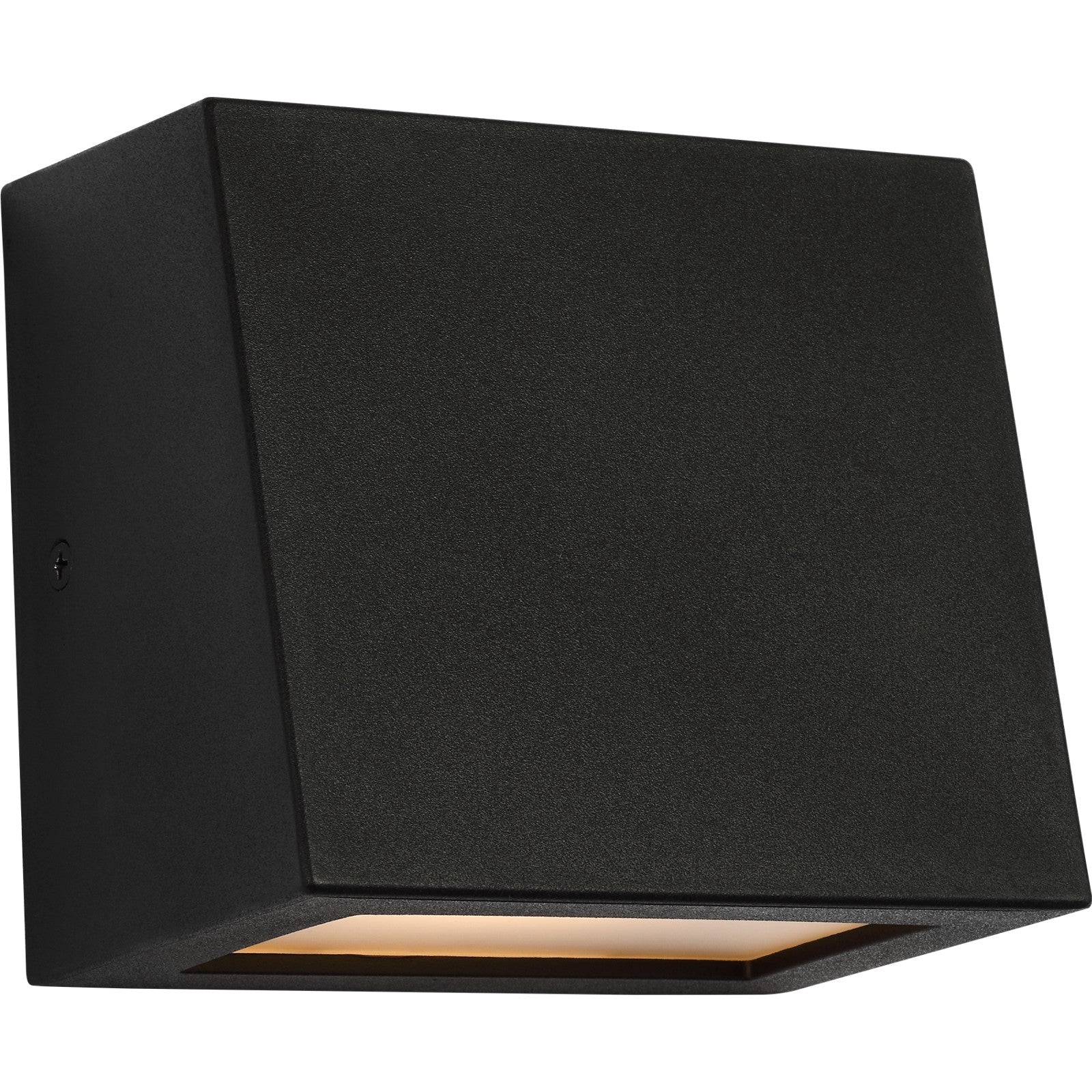 Kakudo Small LED Wall Lantern Textured Black Bulbs Inc - Visual Comfort Outdoor Lighting