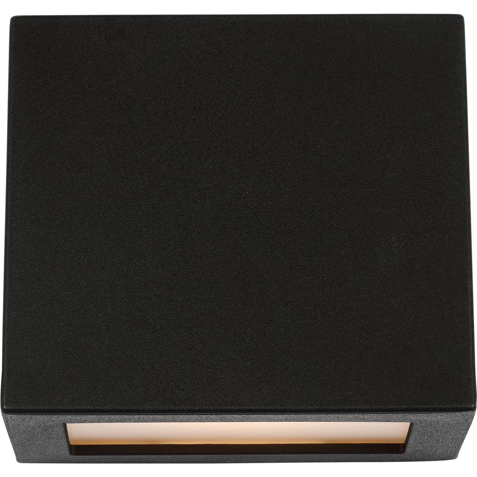 Kakudo Small LED Wall Lantern Textured Black Bulbs Inc - Visual Comfort Outdoor Lighting