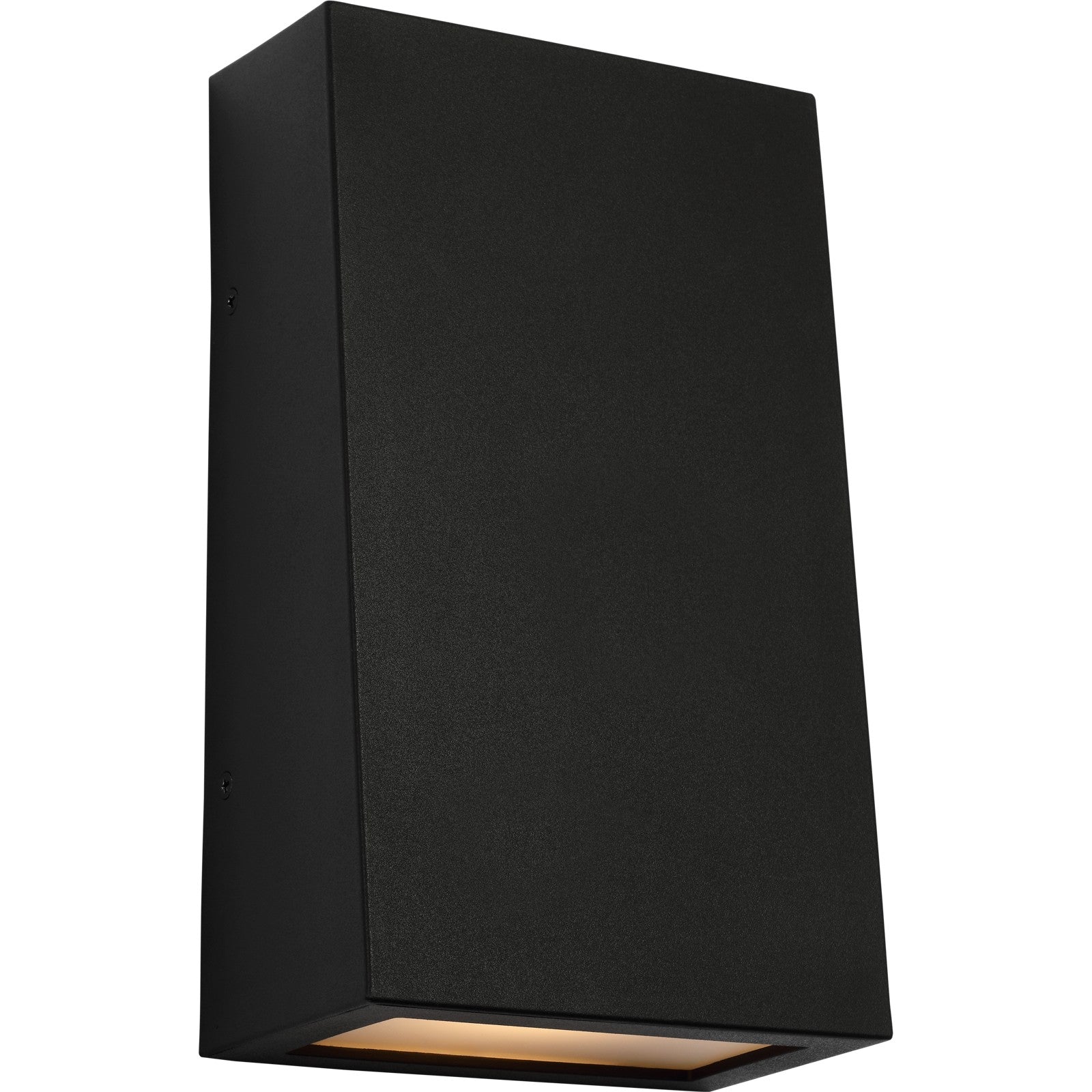 Kakudo Large LED Wall Lantern Textured Black Bulbs Inc - Visual Comfort Outdoor Lighting