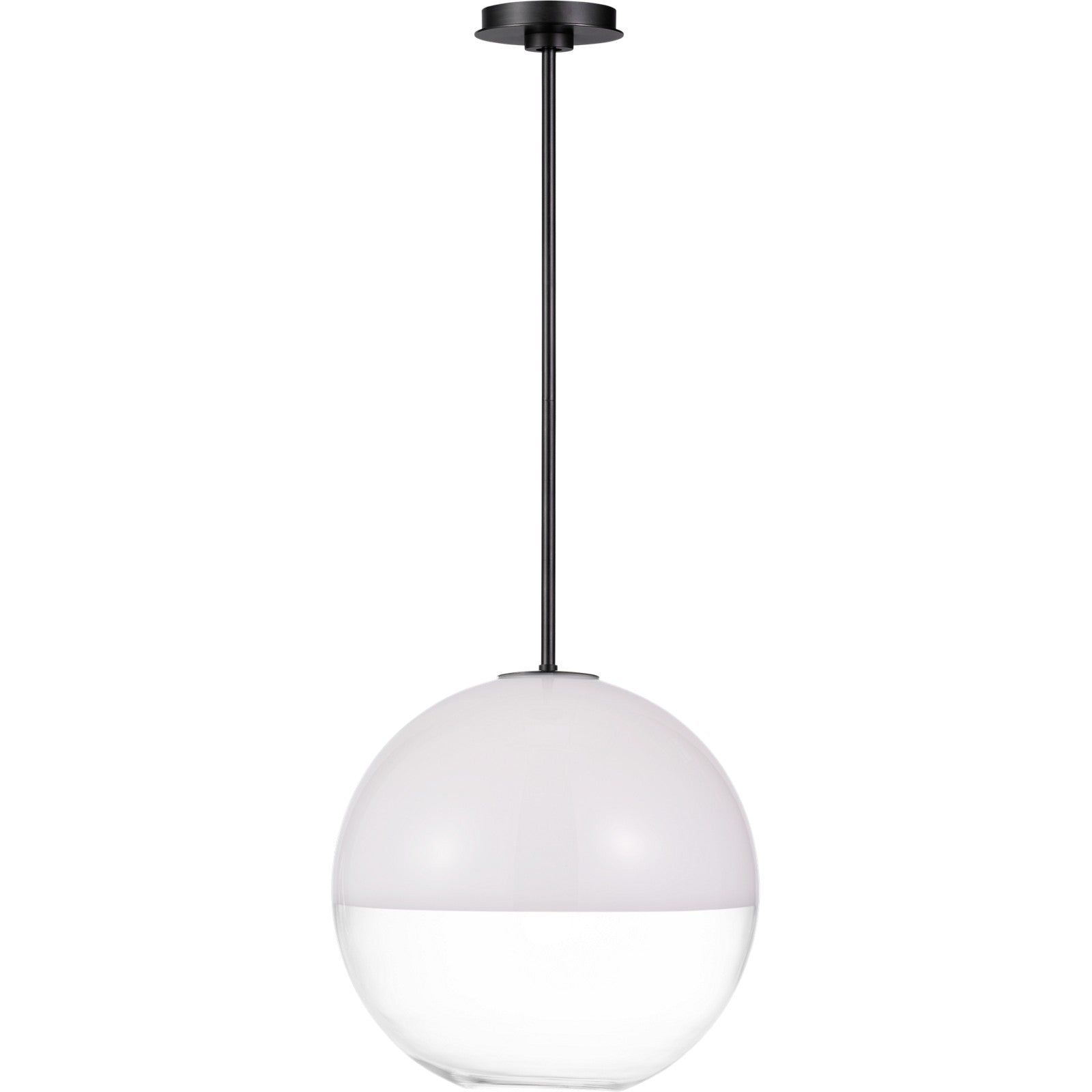 Torian Medium Pendant Aged Iron - Visual Comfort Ceiling Lights