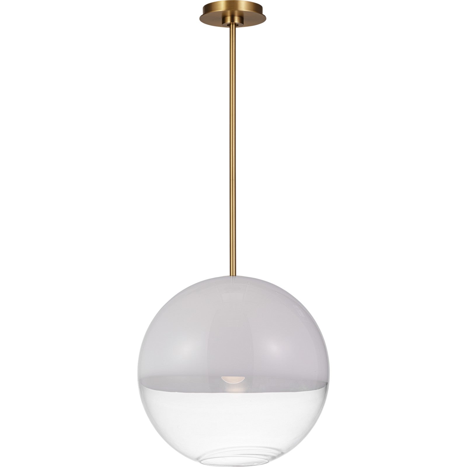 Torian Medium Pendant Aged Iron - Visual Comfort Ceiling Lights