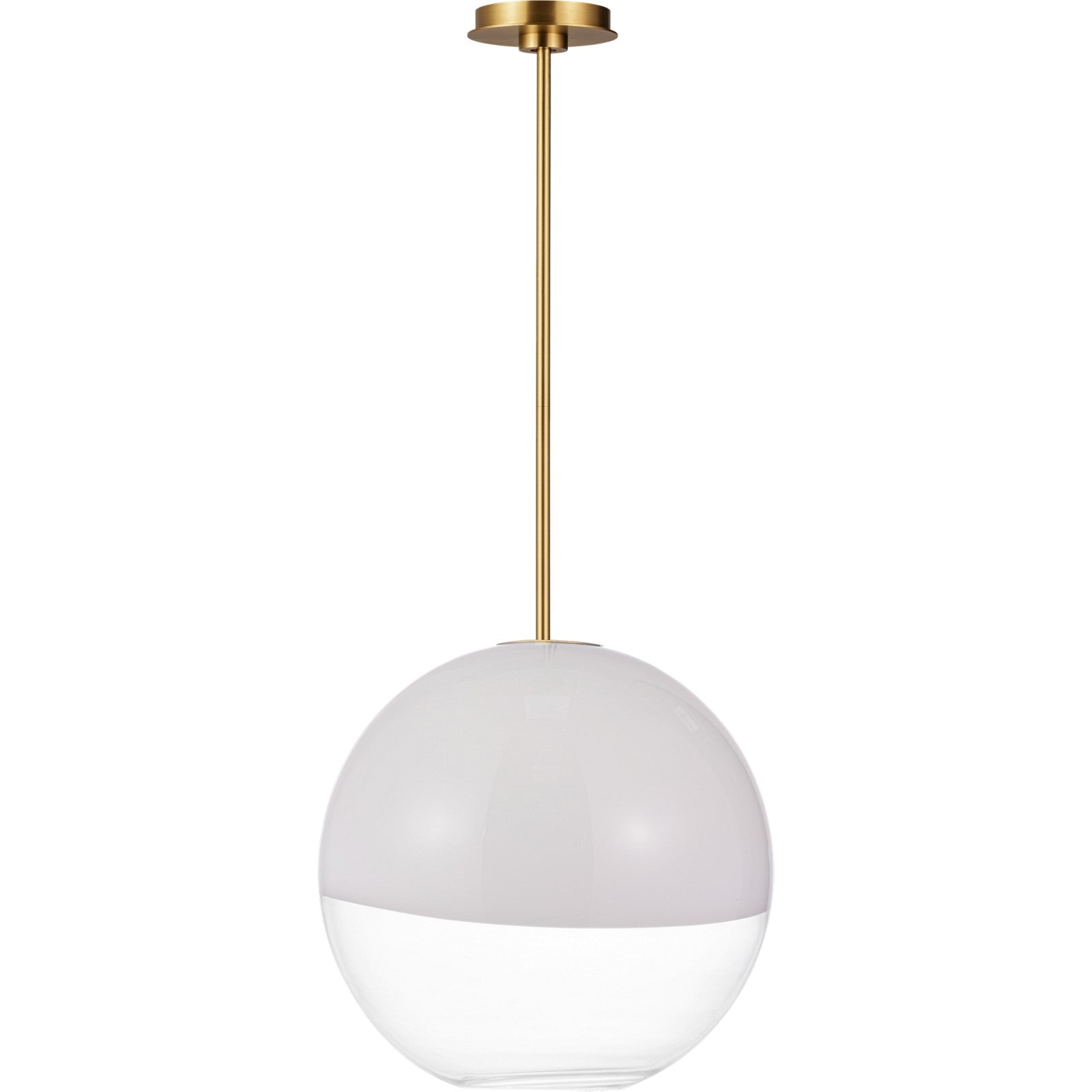 Torian Medium Pendant Aged Iron - Visual Comfort Ceiling Lights