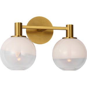 Torian 2 - Light Vanity Burnished Brass - Visual Comfort Wall Lights