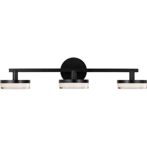 Khan 3 - Light Vanity Aged Iron Bulbs Inc - Visual Comfort Wall Lights