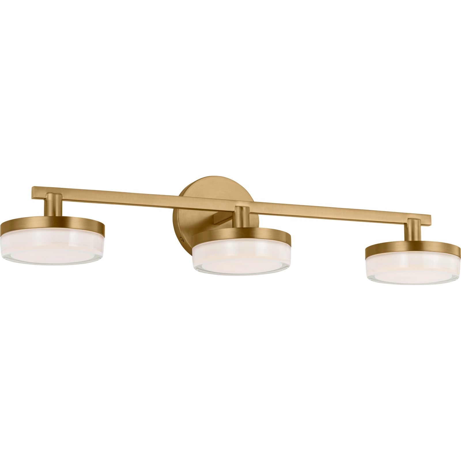 Khan 3 - Light Vanity Aged Iron Bulbs Inc - Visual Comfort Wall Lights
