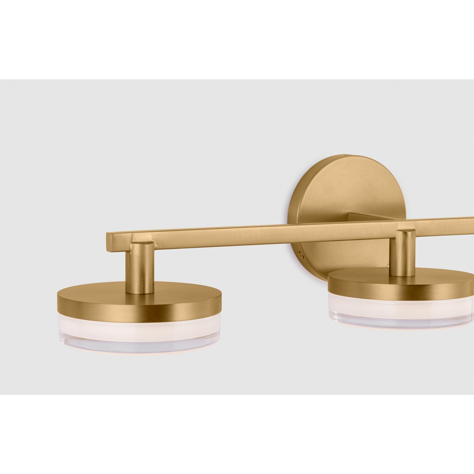 Khan 3 - Light Vanity Aged Iron Bulbs Inc - Visual Comfort Wall Lights
