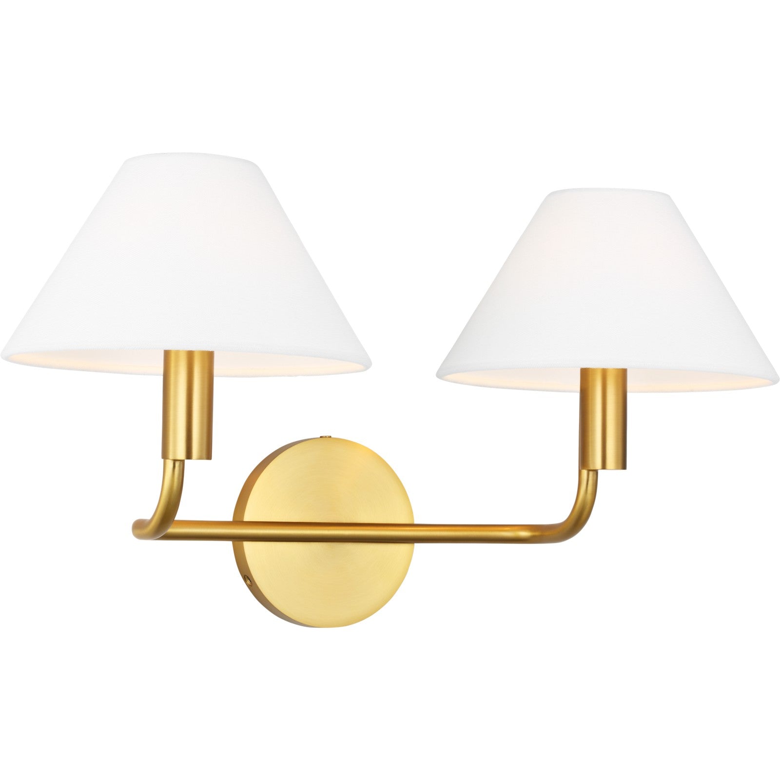 Colfax Medium Sconce Burnished Brass - Visual Comfort Wall Lights