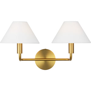Colfax Medium Sconce Burnished Brass - Visual Comfort Wall Lights