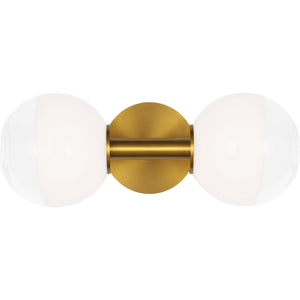 Torian Linear Sconce Aged Iron - Visual Comfort Wall Lights