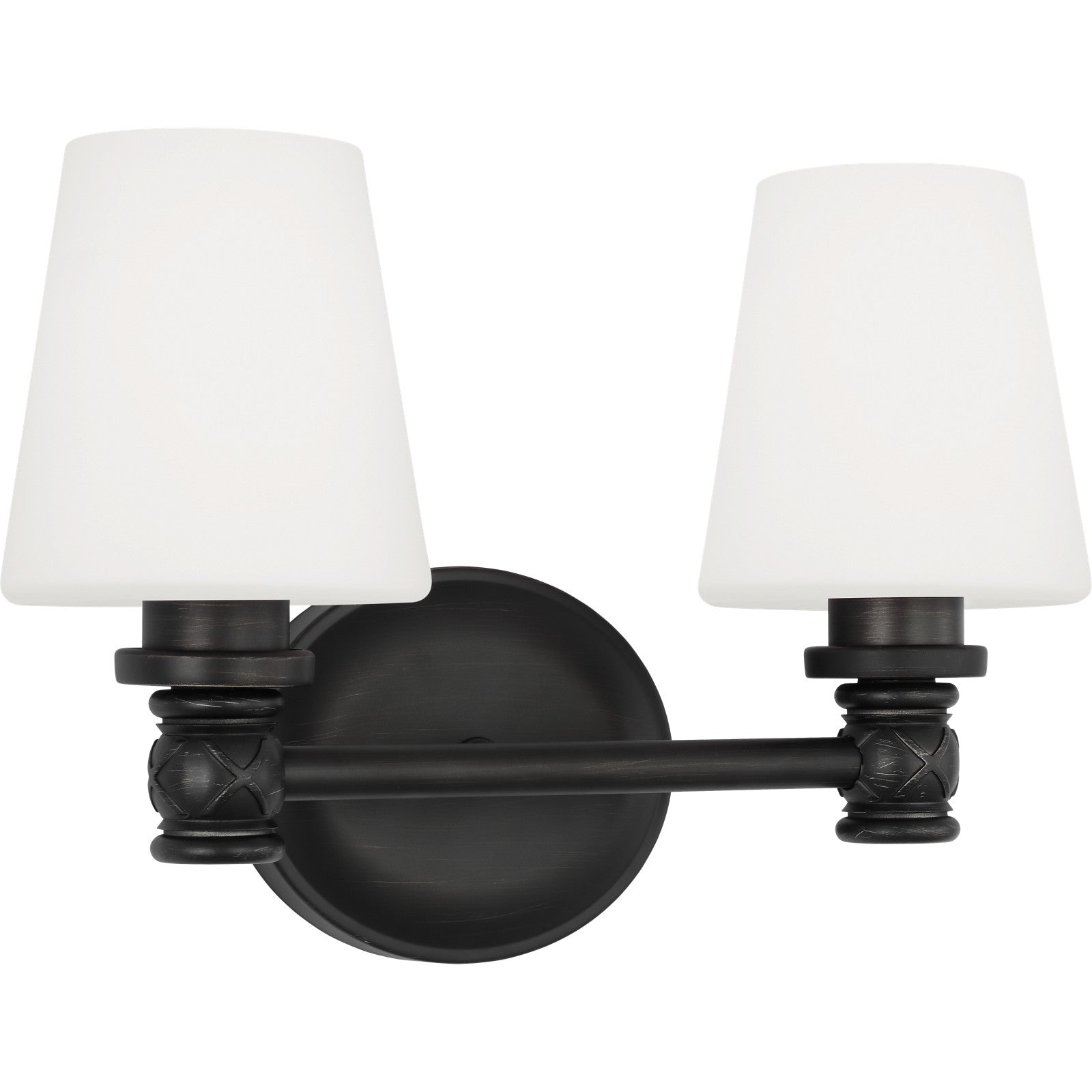Xavierre 2 - Light Vanity Satin Nickel - Visual Comfort Wall Lights