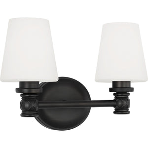 Xavierre 2 - Light Vanity Satin Nickel - Visual Comfort Wall Lights