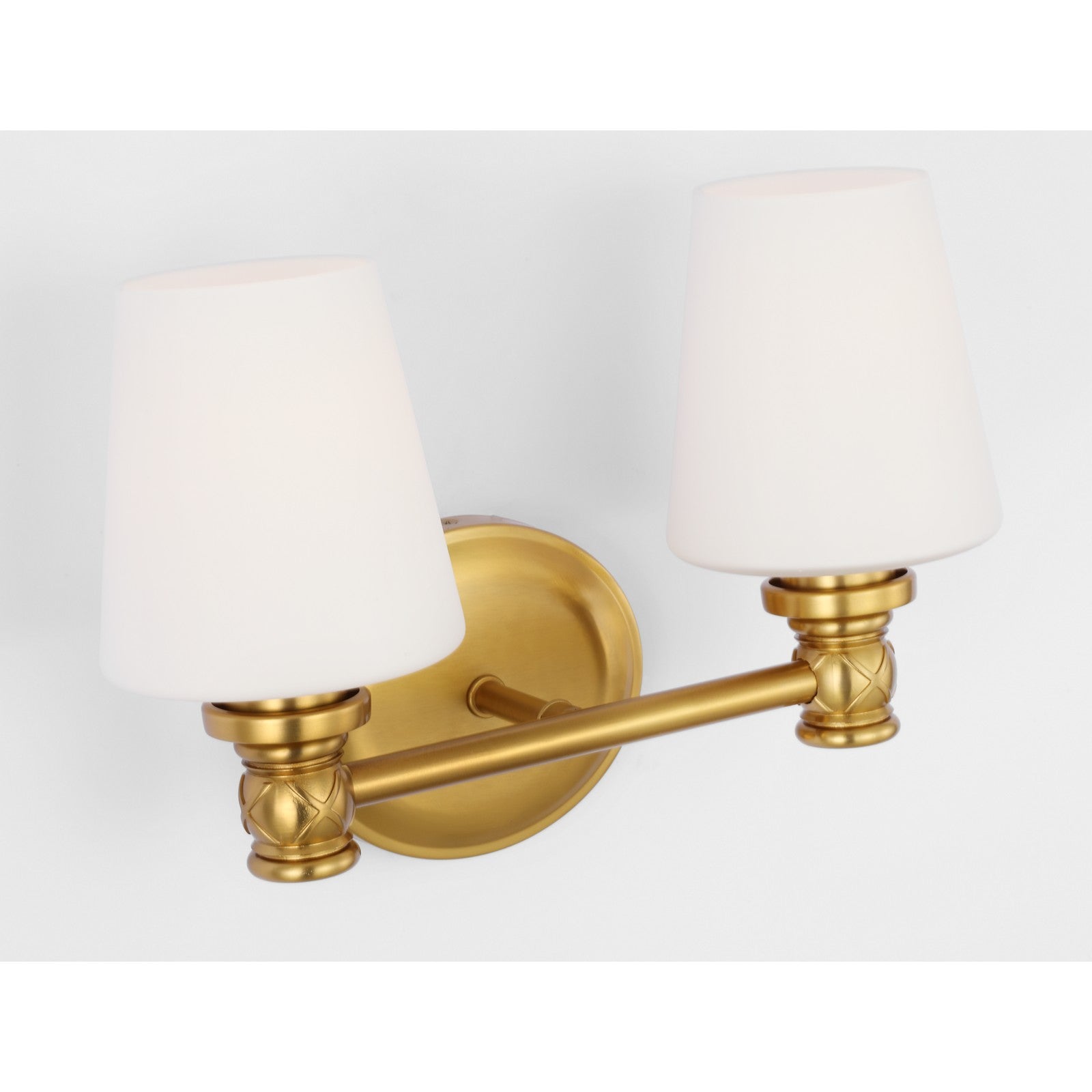 Xavierre 2 - Light Vanity Satin Nickel - Visual Comfort Wall Lights