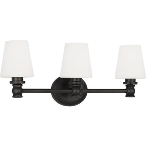 Xavierre 3 - Light Vanity Satin Nickel - Visual Comfort Wall Lights