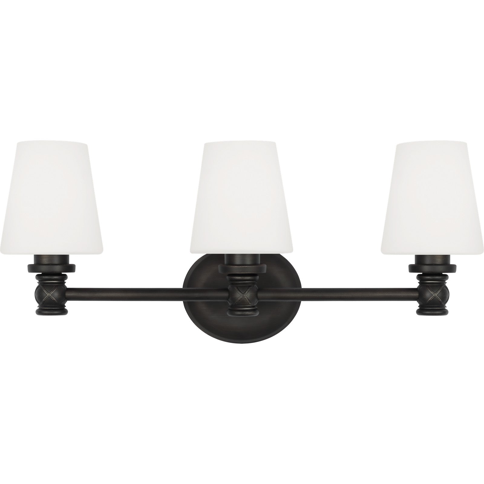 Xavierre 3 - Light Vanity Satin Nickel - Visual Comfort Wall Lights