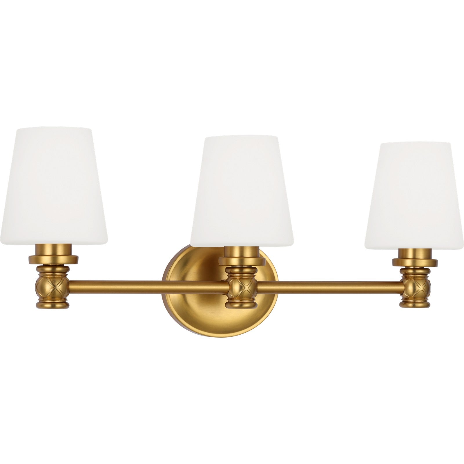 Xavierre 3 - Light Vanity Satin Nickel - Visual Comfort Wall Lights