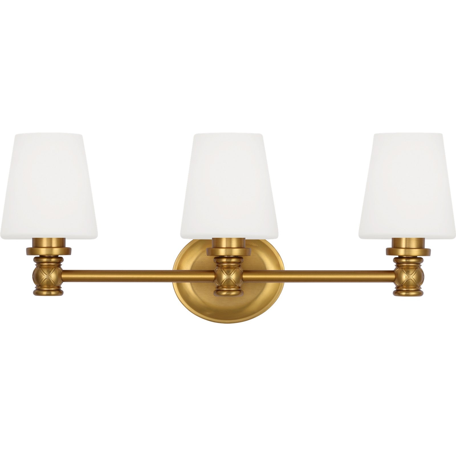 Xavierre 3 - Light Vanity Satin Nickel - Visual Comfort Wall Lights