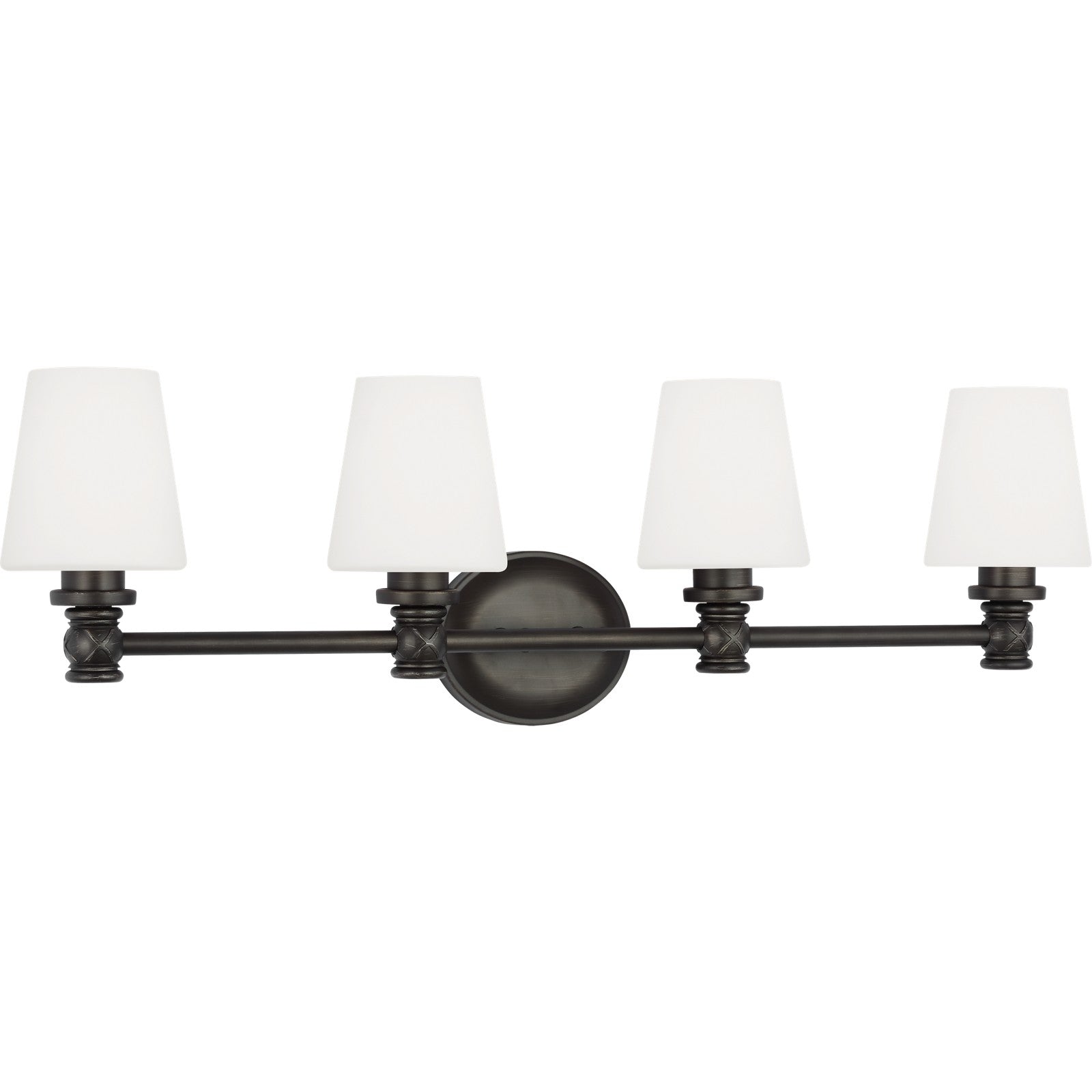 Xavierre 4 - Light Vanity Satin Nickel - Visual Comfort Wall Lights