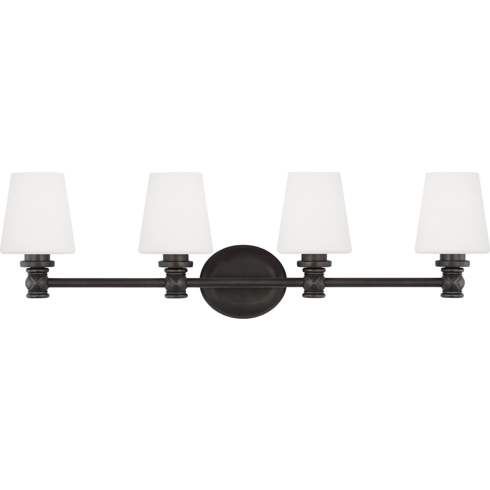 Xavierre 4 - Light Vanity Satin Nickel - Visual Comfort Wall Lights