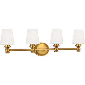 Xavierre 4 - Light Vanity Satin Nickel - Visual Comfort Wall Lights
