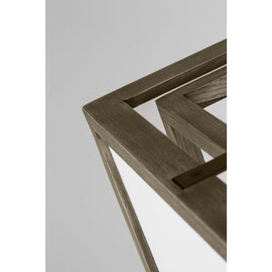 Brockway Medium Lantern Weathered Oak Wood - Visual Comfort Ceiling Lights