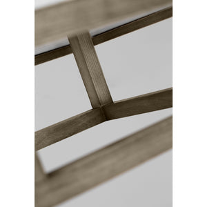 Brockway Medium Lantern Weathered Oak Wood - Visual Comfort Ceiling Lights
