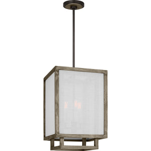 Brockway Small Lantern Weathered Oak Wood - Visual Comfort Ceiling Lights