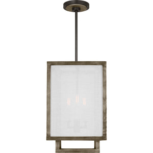 Brockway Small Lantern Weathered Oak Wood - Visual Comfort Ceiling Lights