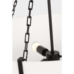 Bergen Large Hanging Shade Aged Iron - Visual Comfort Ceiling Lights