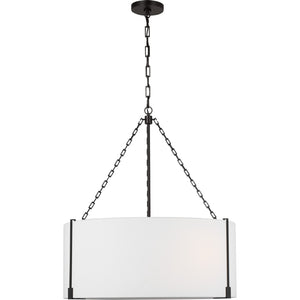 Bergen Large Hanging Shade Aged Iron - Visual Comfort Ceiling Lights
