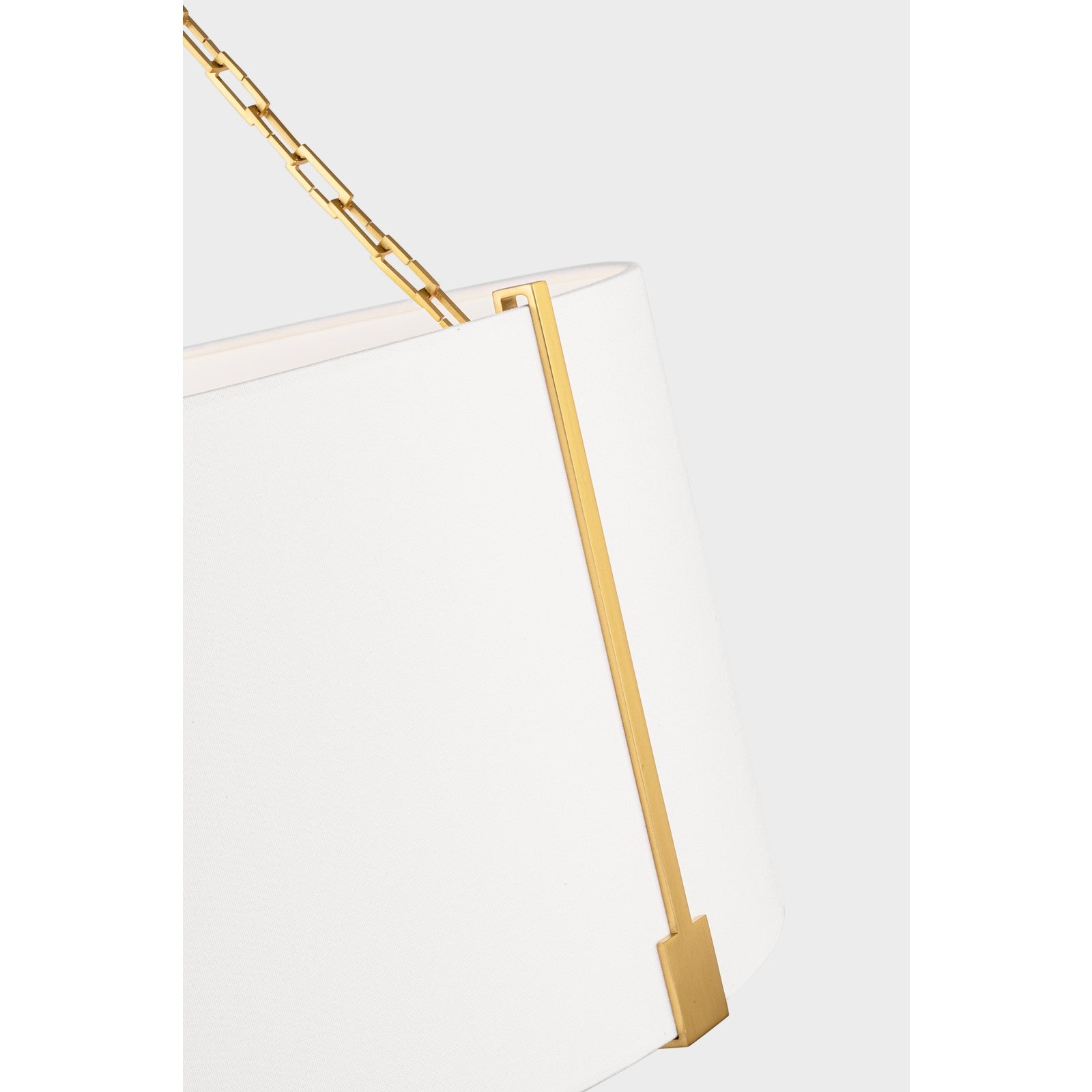 Bergen Large Hanging Shade Aged Iron - Visual Comfort Ceiling Lights