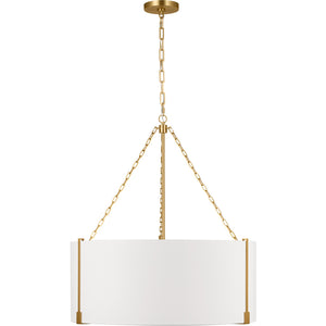 Bergen Large Hanging Shade Aged Iron - Visual Comfort Ceiling Lights