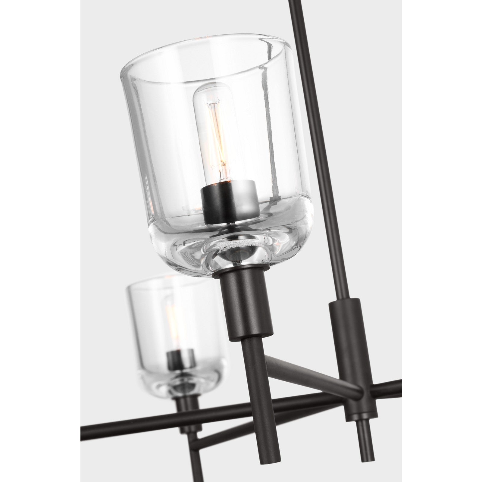 Hartley Large Chandelier Aged Iron - Visual Comfort Ceiling Lights