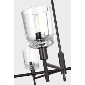 Hartley Large Chandelier Aged Iron - Visual Comfort Ceiling Lights
