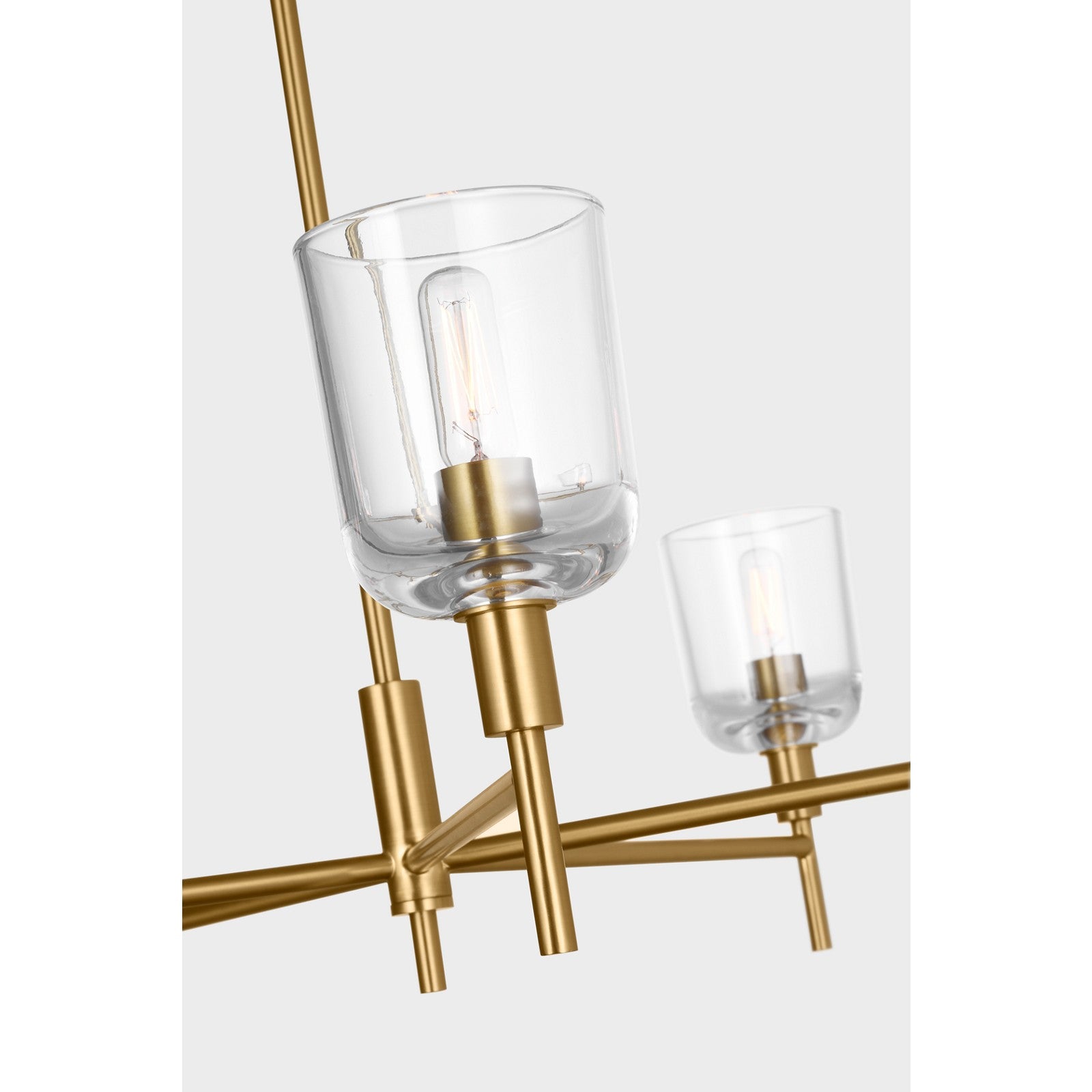 Hartley Large Chandelier Aged Iron - Visual Comfort Ceiling Lights