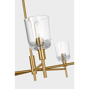 Hartley Large Chandelier Aged Iron - Visual Comfort Ceiling Lights