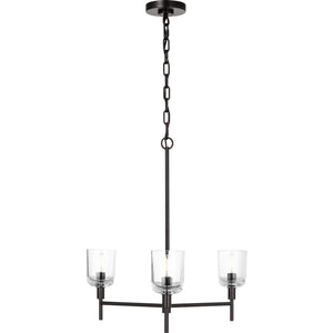 Hartley Mediium Chandelier Aged Iron - Visual Comfort Ceiling Lights