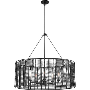 Winslow Large Hanging Shade Midnight Black - Visual Comfort Outdoor Lighting