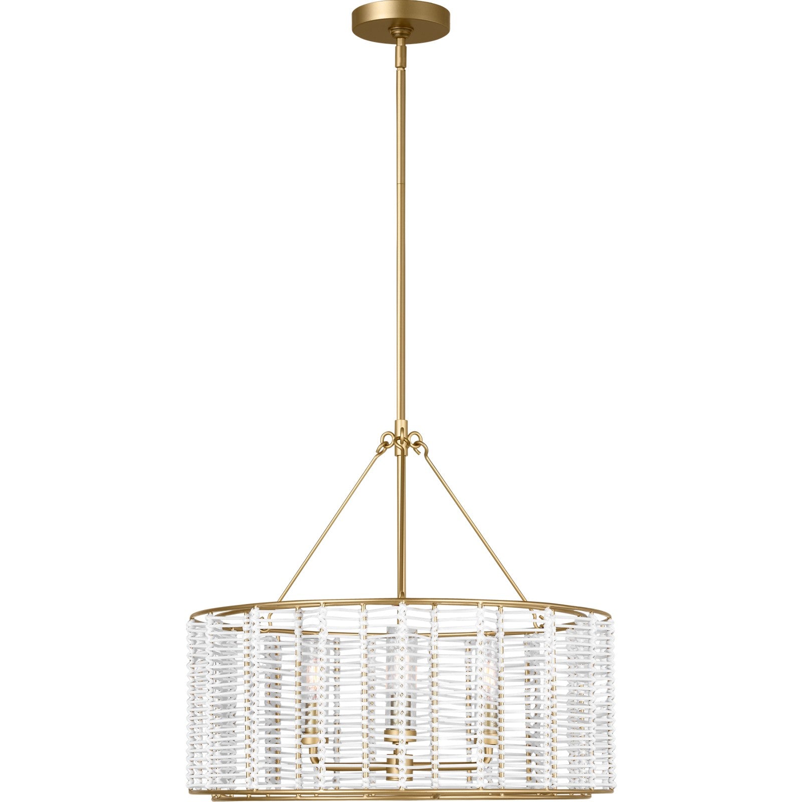 Winslow Medium Hanging Shade Midnight Black - Visual Comfort Outdoor Lighting
