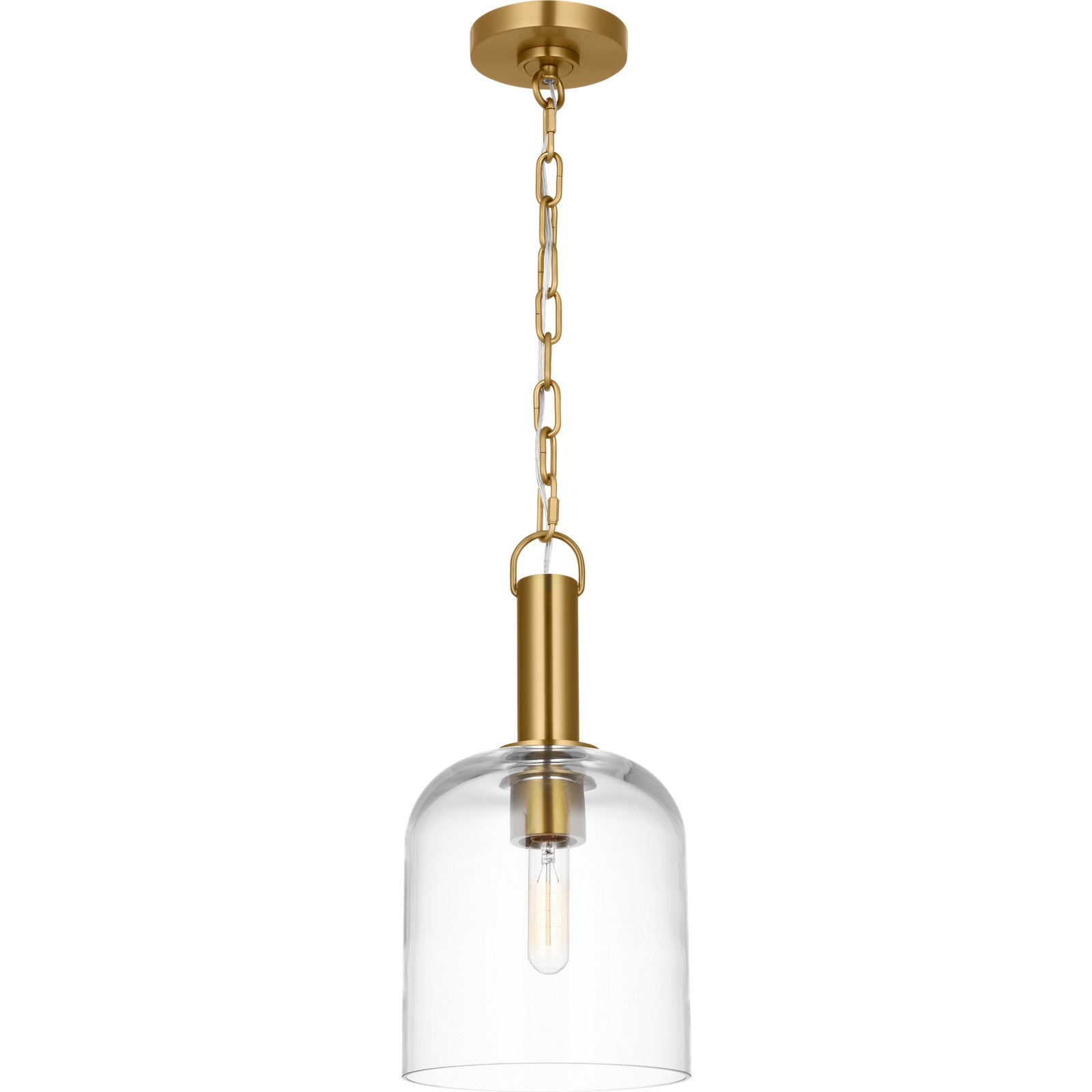 Hartley Medium Pendant Aged Iron - Visual Comfort Ceiling Lights