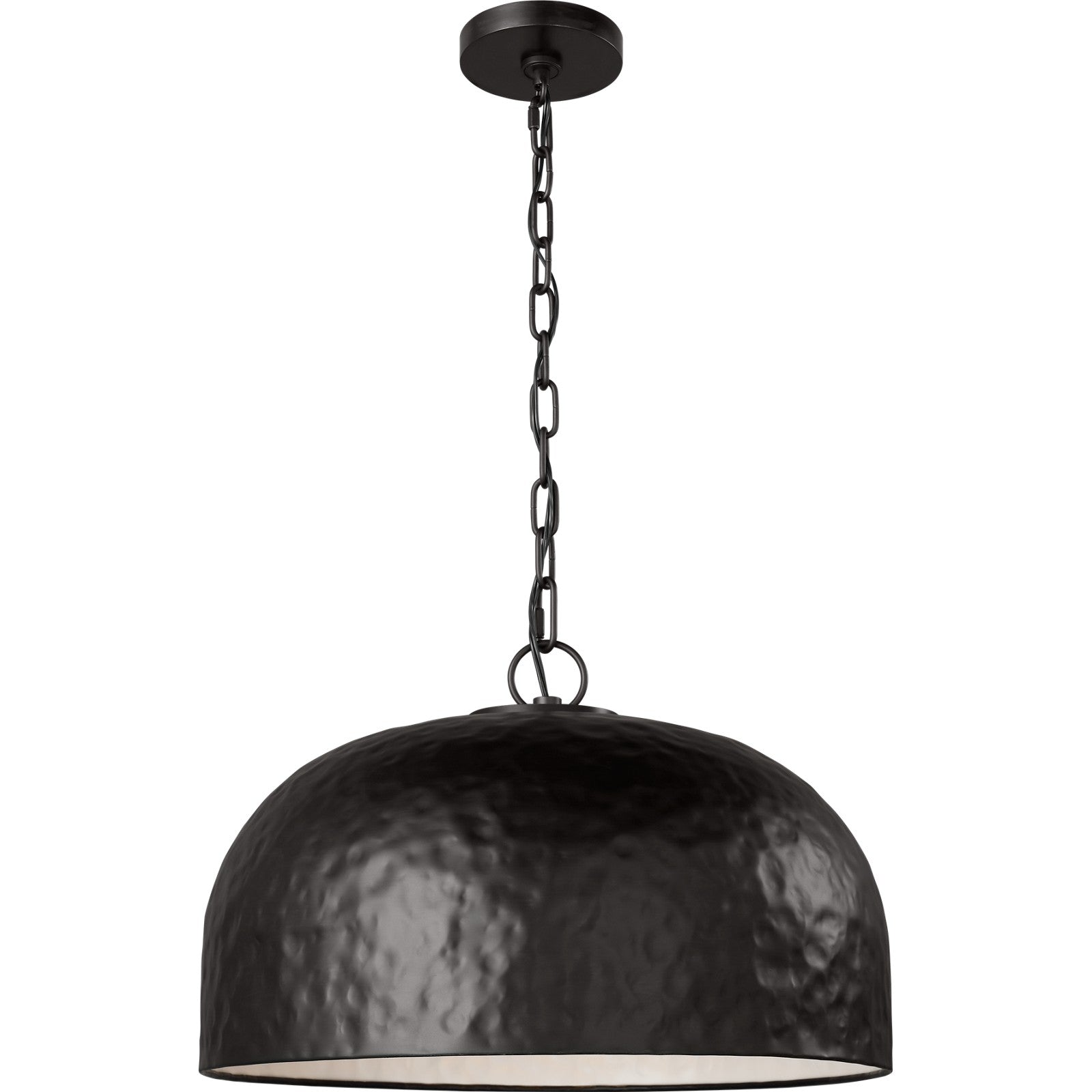 Buckner Small Pendant Aged Iron - Visual Comfort Ceiling Lights