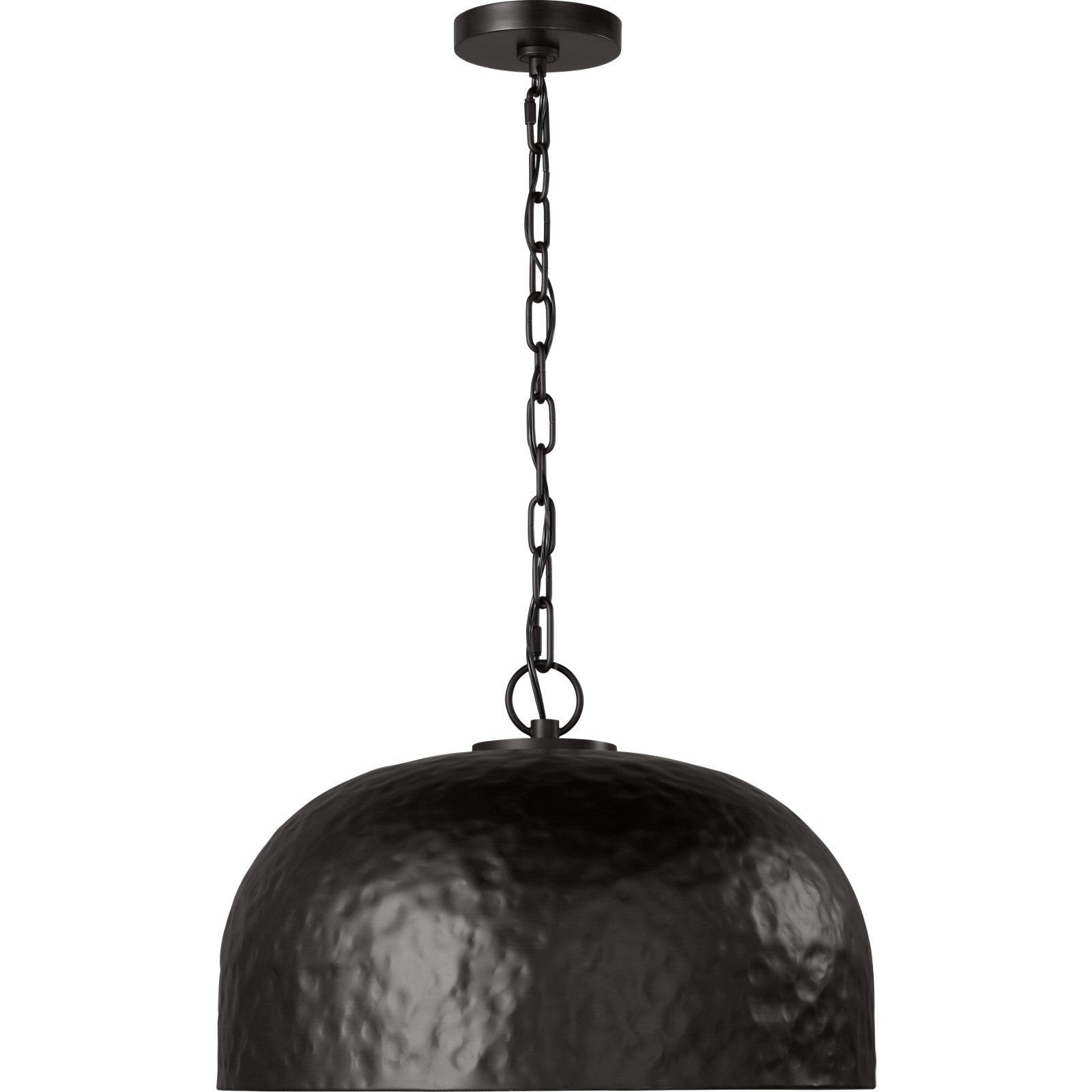 Buckner Small Pendant Aged Iron - Visual Comfort Ceiling Lights