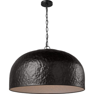 Buckner Medium Pendant Aged Iron - Visual Comfort Ceiling Lights