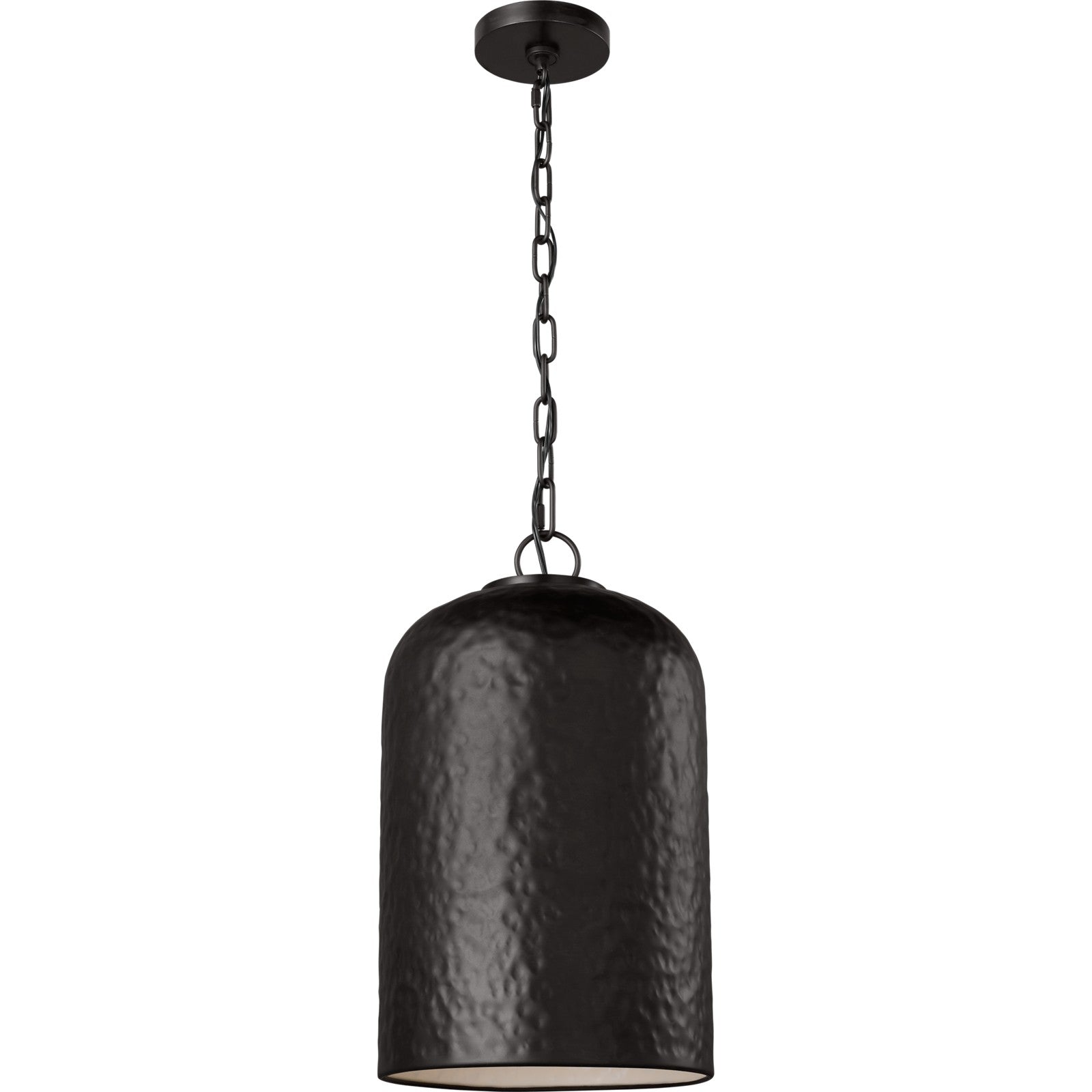 Buckner Tall Pendant Aged Iron - Visual Comfort Ceiling Lights