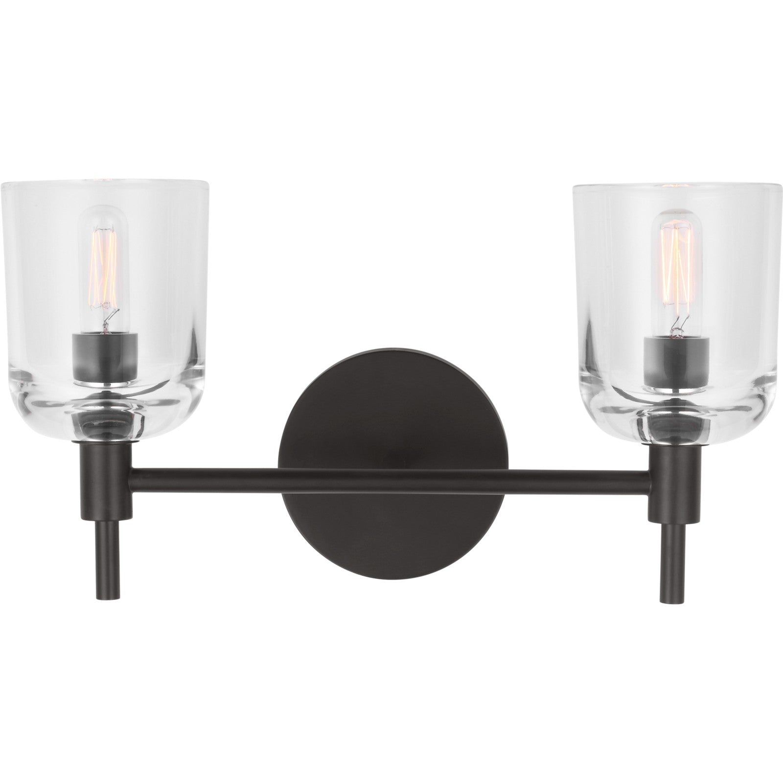 Hartley 2 - Light Vanity Aged Iron - Visual Comfort Wall Lights
