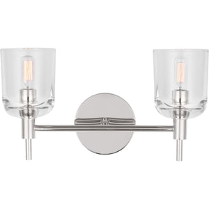 Hartley 2 - Light Vanity Aged Iron - Visual Comfort Wall Lights