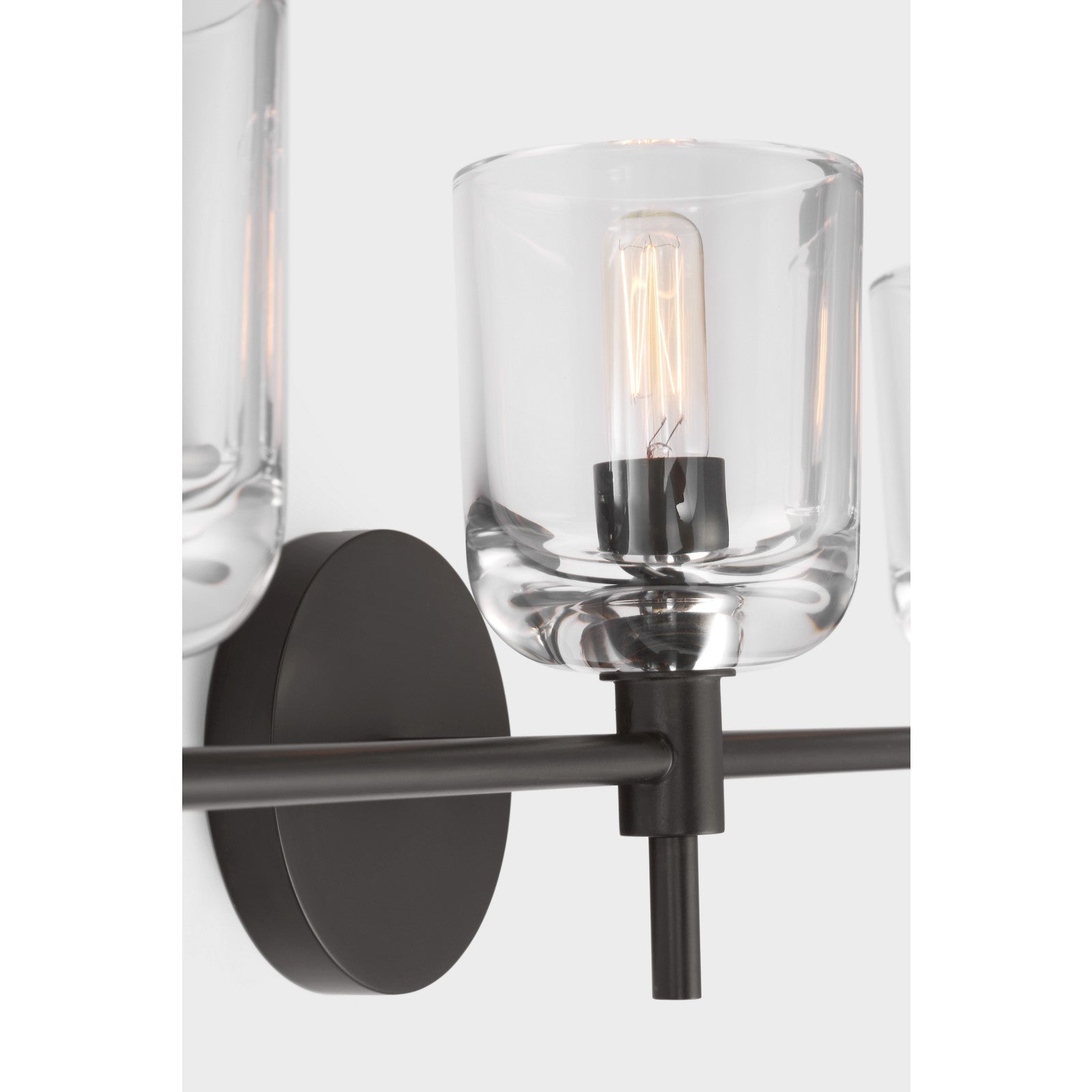 Hartley 3 - Light Vanity Aged Iron - Visual Comfort Wall Lights