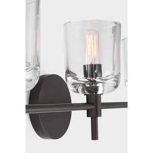 Hartley 3 - Light Vanity Aged Iron - Visual Comfort Wall Lights